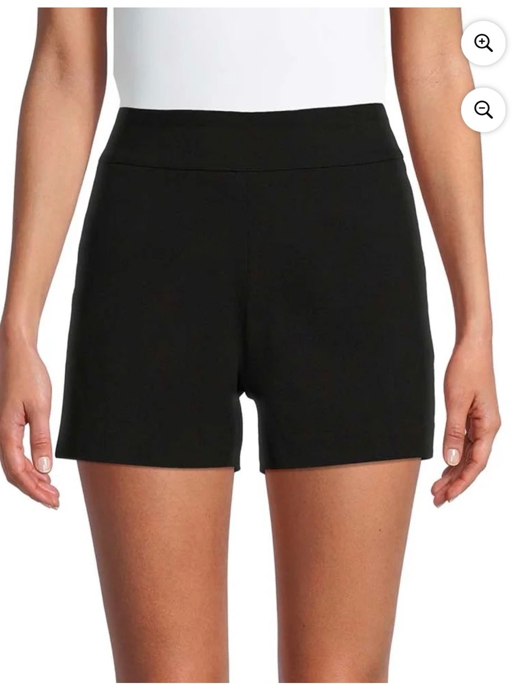 Time and Tru Women's Pull On Millennium Shorts - Like New - Black - XS